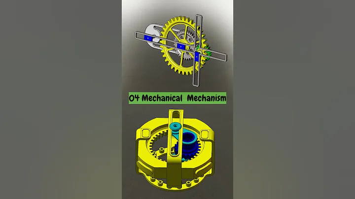 Simple mechanical mechanism - Mechanical Magic ✨ #cad #gun #trigger #cadcam #mechanical #engineering