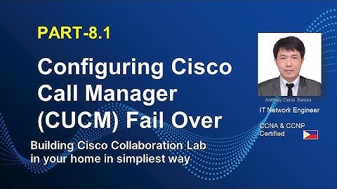 CUCM  SUBSCRIBER INSTALLATION  & FAILOVER TEST PART-2  | PART-8  | CUCM | CISCO COLLABORATION LAB