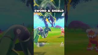 Mega Rayquaza Looks Crazy In Sword & Shield😮‍💨#shorts #shiny #pokemon #gaming