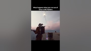 What happens when you run out of time in ARC Raiders #arcraiders #gaming #extraction
