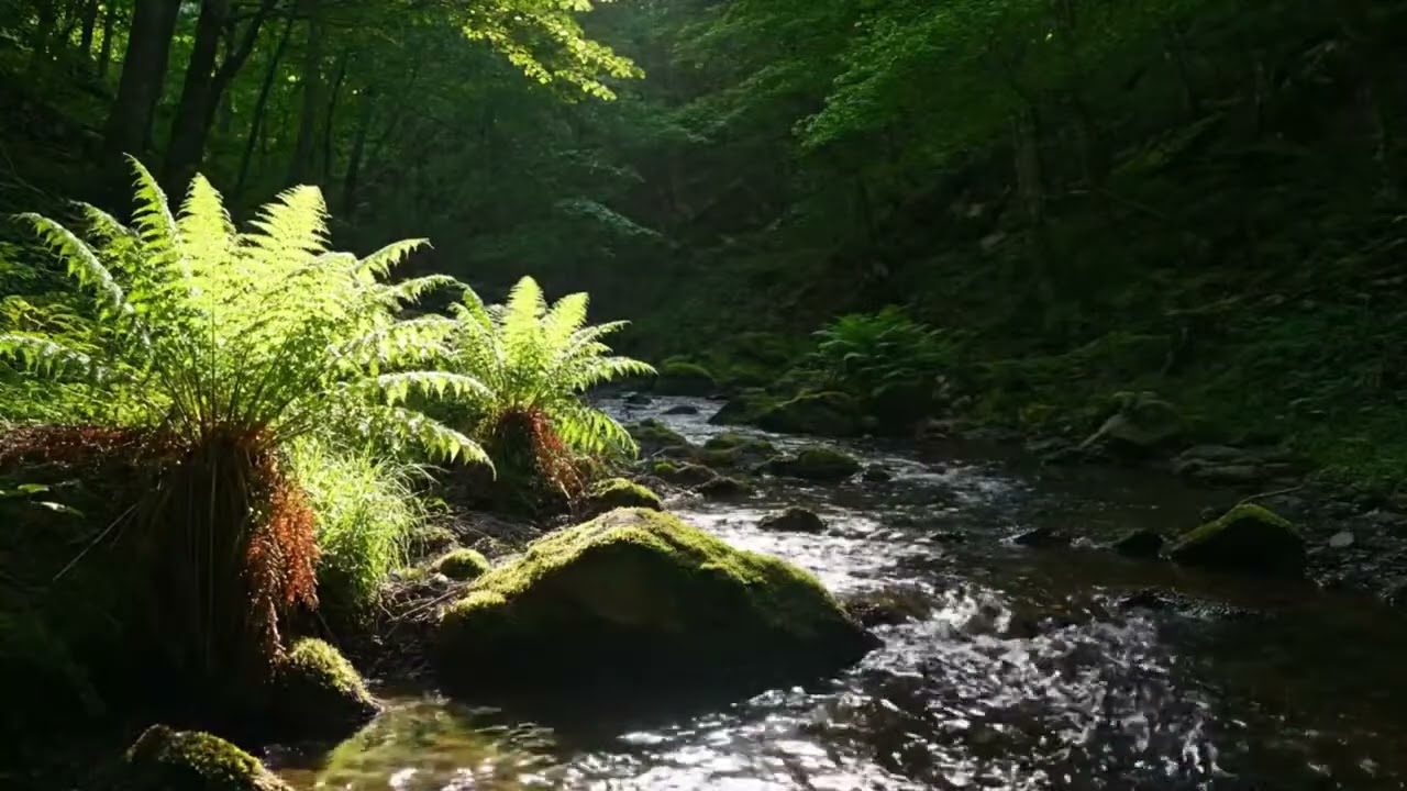Peaceful Forest River Ambience | Relaxing Water Sounds for Sleep & Meditation