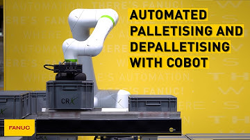 Automated palletising and depalletising with FANUC CRX-25iA cobot
