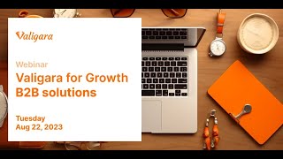 Valigara for Growth - B2B solutions - Jewelry eCommerce webinar Aug 2023