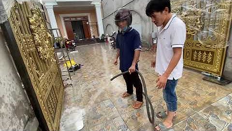 Motor cổng tự động âm sàn lắp tại bà ria Vũng tàu