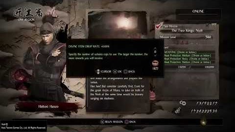 NIOH LEVELLING DIVINE ITEMS (+30) PATCH 1.13