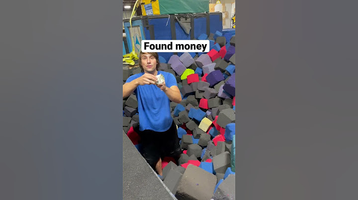 Bottom of the foam pit