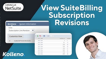 NetSuite Tutorial | View SuiteBilling Subscription Revisions