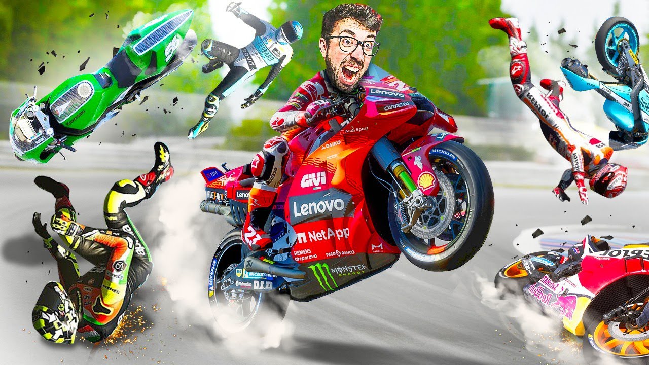 REMONTADA ACCIDENTADA en MOTOGP 24 😱