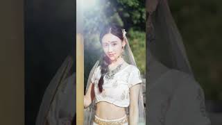 Chinese Girl In Indian Style