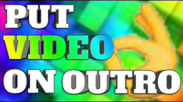 How To Put a Video on Your Outro WITHOUT KineMaster using Android
