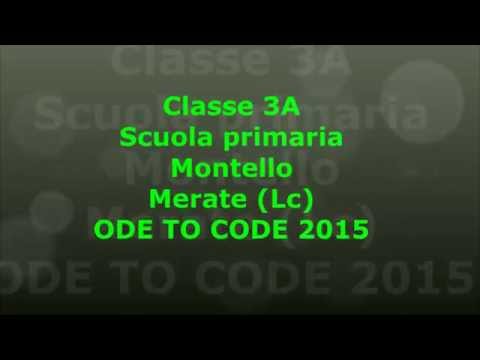 3A ODE TO CODE Primaria Montello Merate - Maestra Nevi