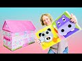 Nicoles Spielzeug Kindergarten ⭐ Farben und Formen lernen mit Pepee, Smarta und Minnie Maus.