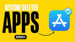 How to Restore Deleted Apps on iPhone or iPad from App Store  - Durasi: 3:16. 