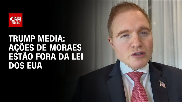 Ações de Moraes estão fora da lei dos EUA, diz advogado da Trump Media | LIVE CNN