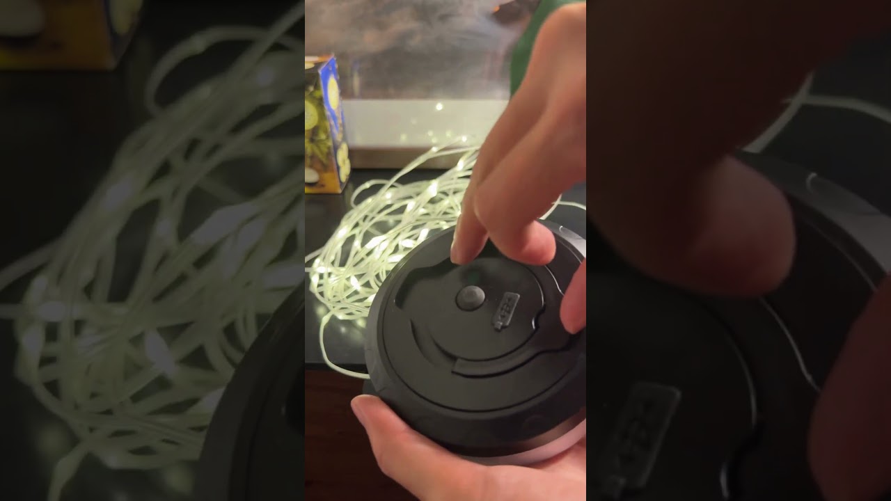 Warm white LED string light from Action