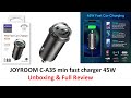 JOYROOM MINI FAST CAR Charger 45W C-A35 - Unboxing and full Review from Silicon Computers