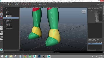 Character Rigging - Step 2 - Reverse Foot Setup (Autodesk Maya)