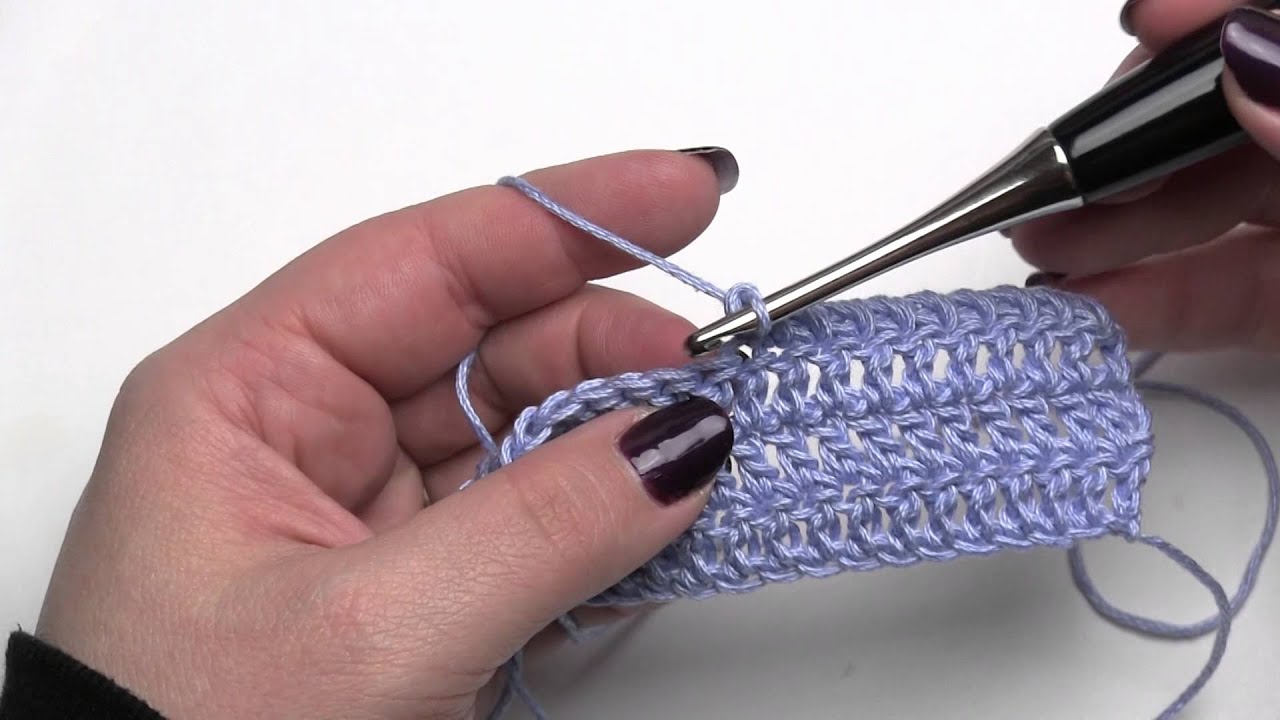 How to Crochet Twisted Single Crochet (Right Handed) YouTube