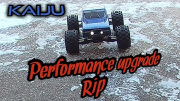 Redcat Kaiju with steel spur & Diff Upgrade - 11T pinion - Test Blast