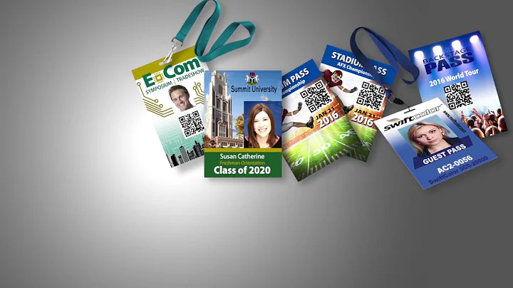 SCC4000D Oversized Credential Card Printer   YouTube