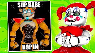 Try Not to LAUGH to FUNNY FNAF MEMES With Circus Baby and Glamrock Freddy