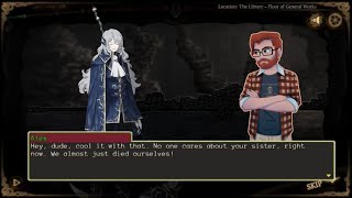 Alex Yiik fights Argalia (Library of Ruina)