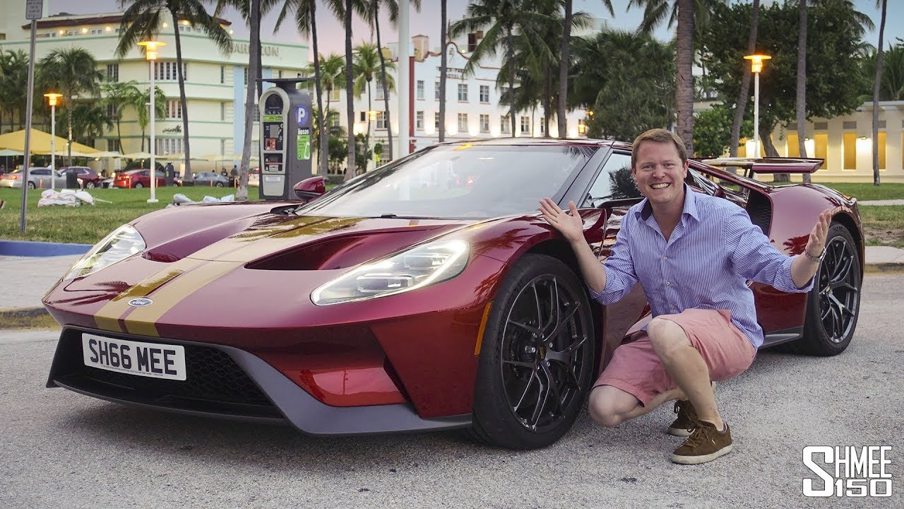 Crazy Reactions to My Ford GT in Miami!