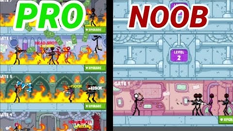 IDLE STICKMAN NOOB VS PRO