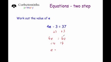 Two Step Equations - Primary