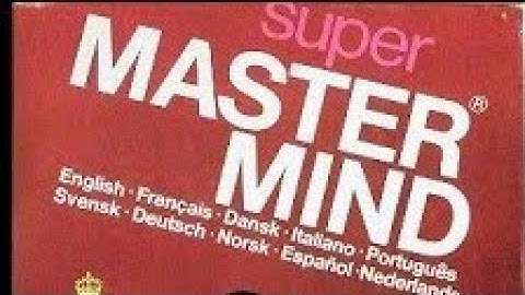Ep 21: Super Mastermind Board Game  Review (Invicta 1975) + How To Play