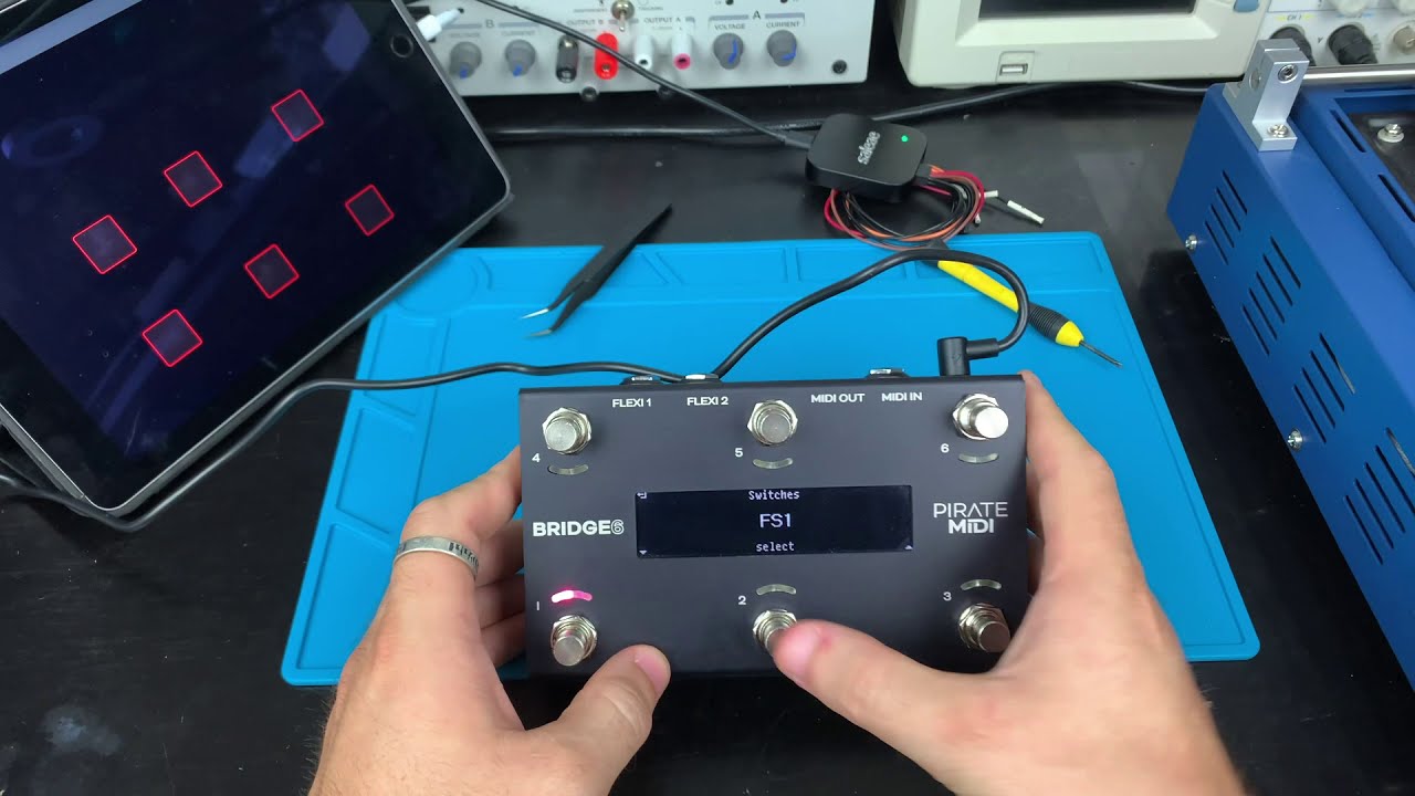BRIDGE6 MIDI Foot Controller – PIRATE MIDI