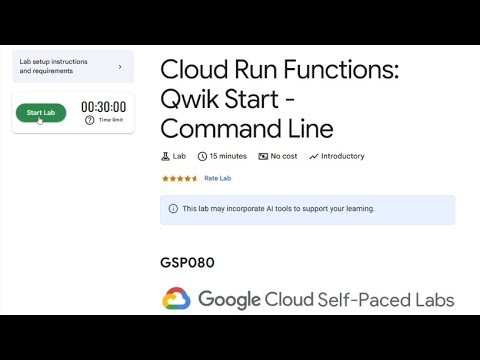 Cloud Run Functions: Qwik Start - Command Line #qwiklabs #arcade
