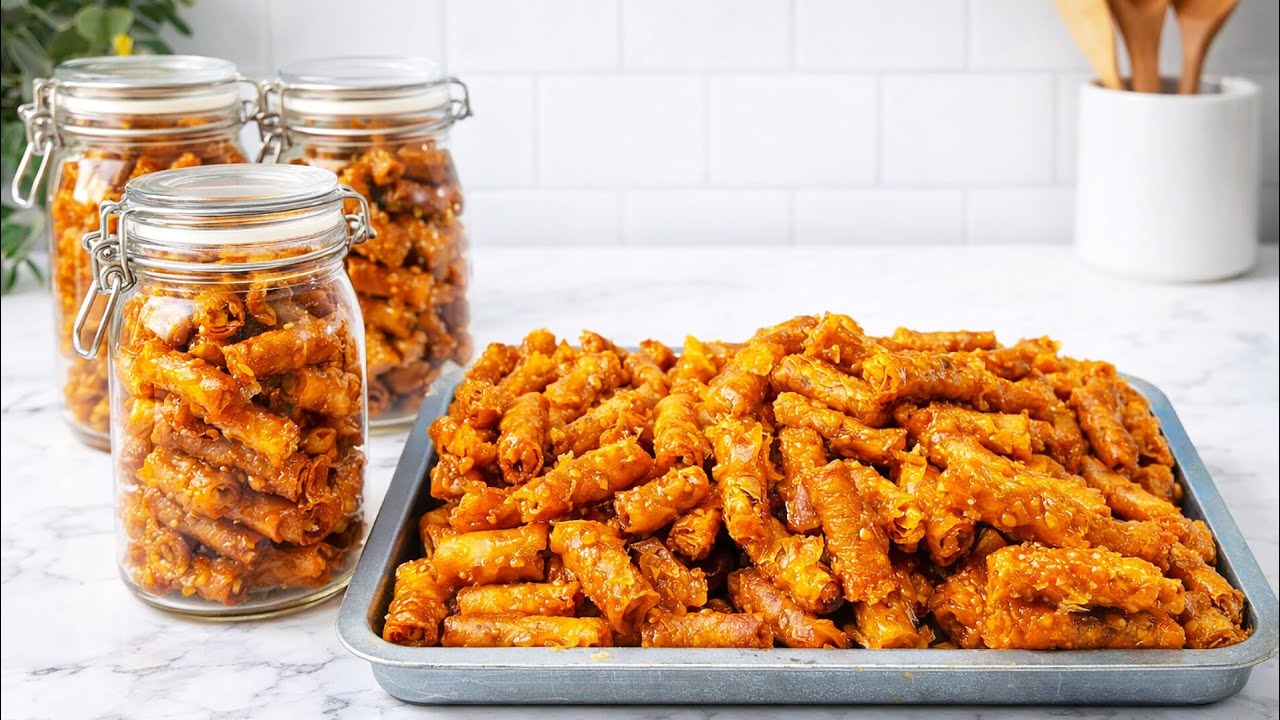 BIKIN KUE KERING LEBARAN GAK PERLU RIBET❗SAT SET EKONOMIS CUMAN 3 BAHAN UTAMA SUDAH JADI SATU TOPLES