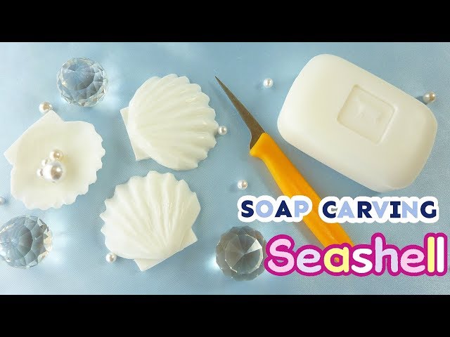 SOAP CARVING | Seashell | Easy | How to make | ASMR | DIY | Satisfying |