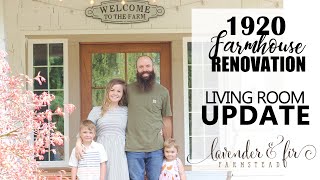Farmhouse Renovation Living Room Update | PART 1 | - Lavender &amp; Fir Farmstead