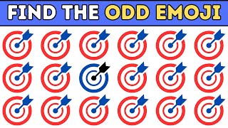 Finden Sie ODD One Out 🎯| Emoji-Quiz | Leicht, Mittel, Schwer, Unmöglich