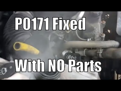 P0171 System Too Lean bank 1 Chevy Trailblazer  "Fixed with no parts"