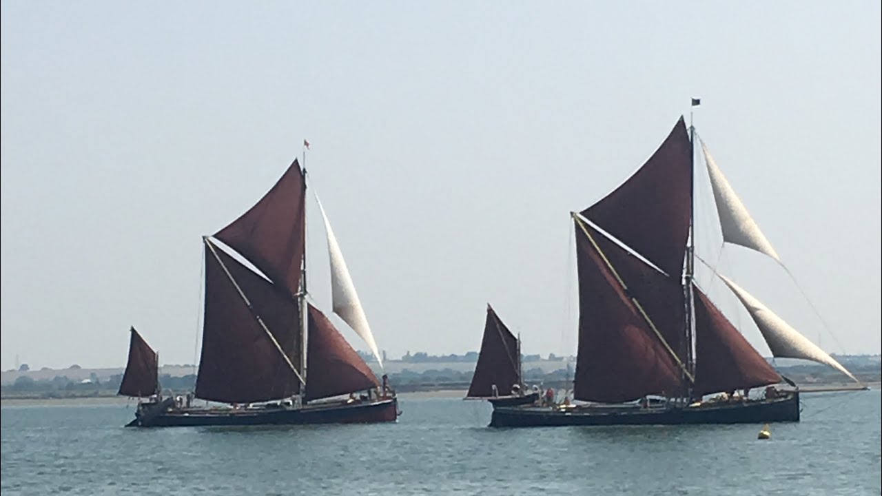 Blackwater , Thames sailing barge, race 2018
