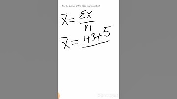 average of first 3 odd numbers?