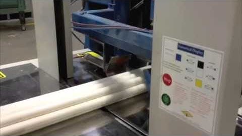 DF11C Automatic Strapping Machine - Securing PVC Pipes