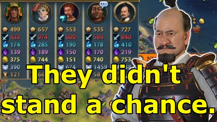 Bullying Noobs with Tokugawa | Civ 6 Multiplayer Japan Full Game