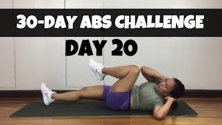 Day 20 of 30 DAY ABS CHALLENGE | Home Workout Routine