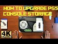 HOW TO UPGRADE THE PS5 CONSOLE STORAGE WITH M.2 SSD - COMPLETE GUIDE [4K]