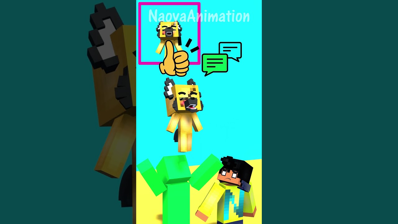 Who’s Taller? GON or NAOYA?! 😱🤣【MinecraftAnimation】