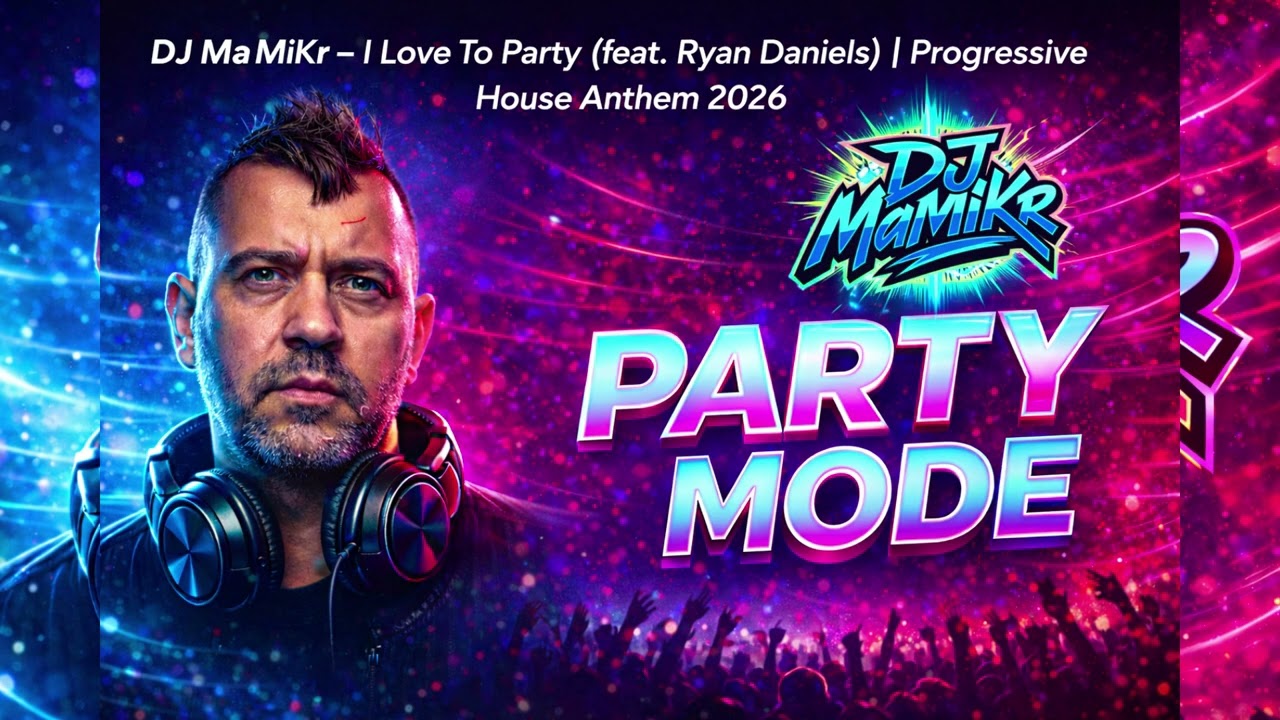 DJ MaMiKr – I Love To Party (feat. Ryan Daniels) | Progressive House Anthem 2026