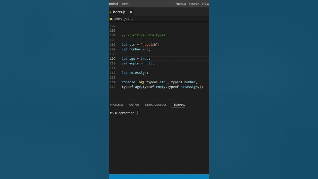 primitive-data-types-typeof-method-in-javascript-shorts-youtube