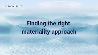 Find the right approach | CSRD Materiality | Where to Start & How to Comply | Double Materiality