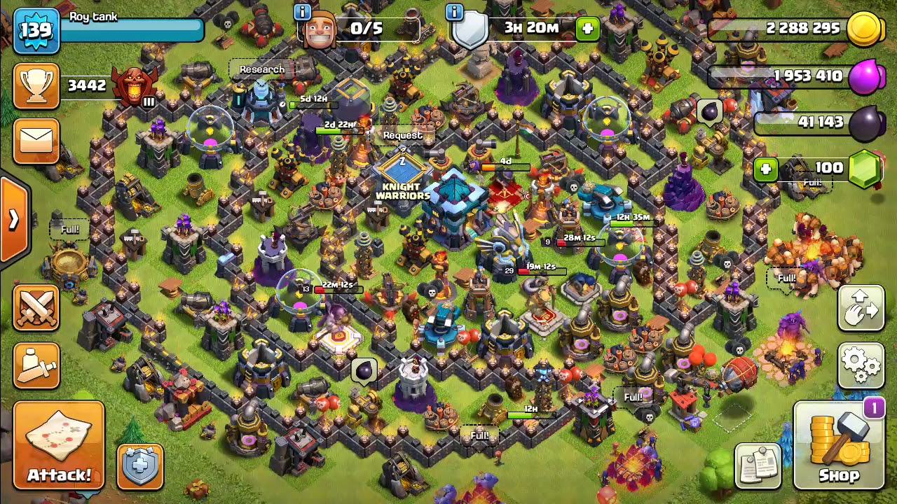 Coc gibowitch attack cool☠☠