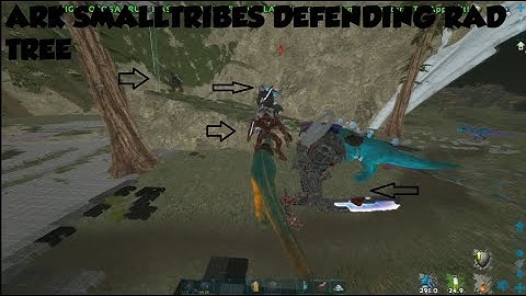 Ark Small Tribes PvP The end of rad tree - pvp clips