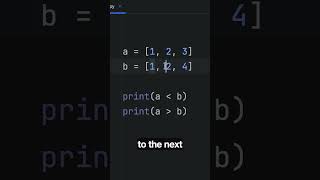 Comparing Lists In Python #coding #programming #codingtips #codingconcepts #programmingconcepts
